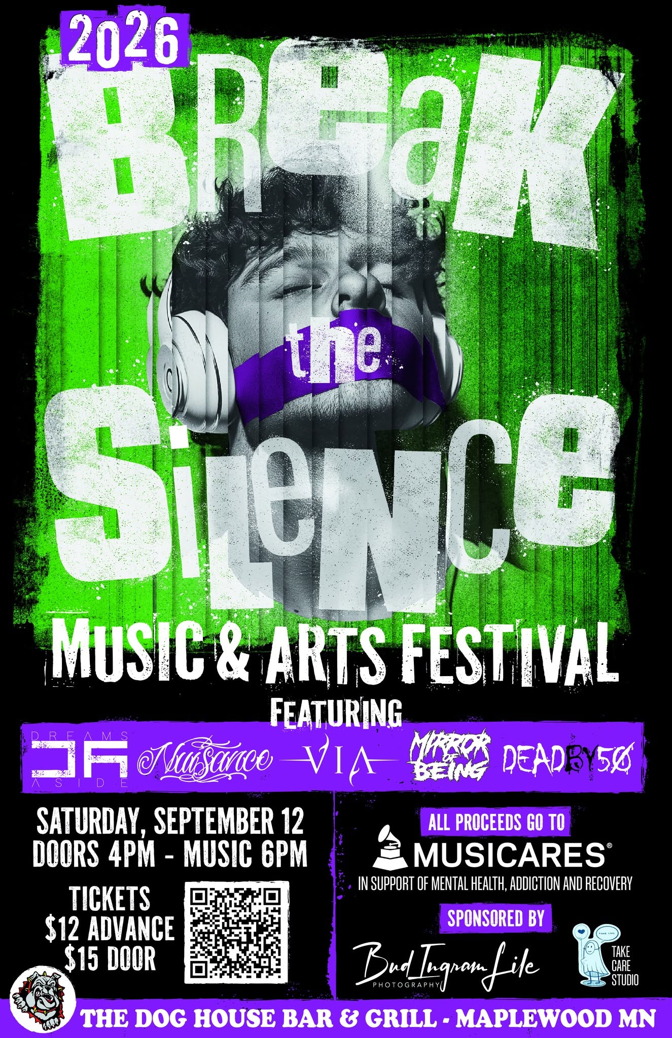 BREAK THE SILENCE MUSIC AND ART FESTIVAL in Maplewood MN